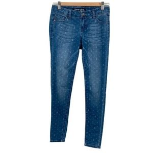 Celebrity Pink Anchor Print Ankle Jeans